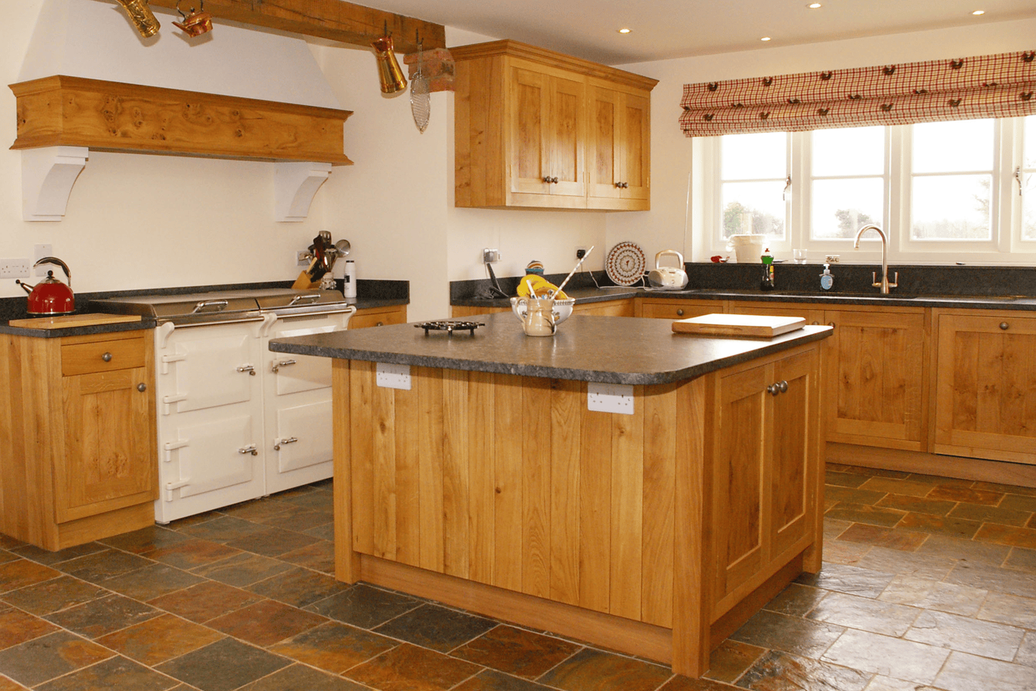 handmade kitchens - natural wood finish